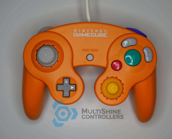 Orange Notched GameCube Controller