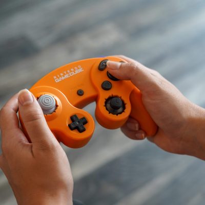 GameCube Notched Orange Spice MultiShine Controllers