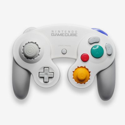 White Modded GameCube Controller for Smash Ultimate