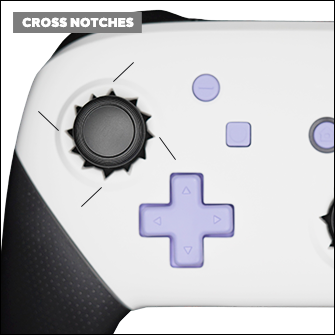 Cross Notches Switch Pro Controller